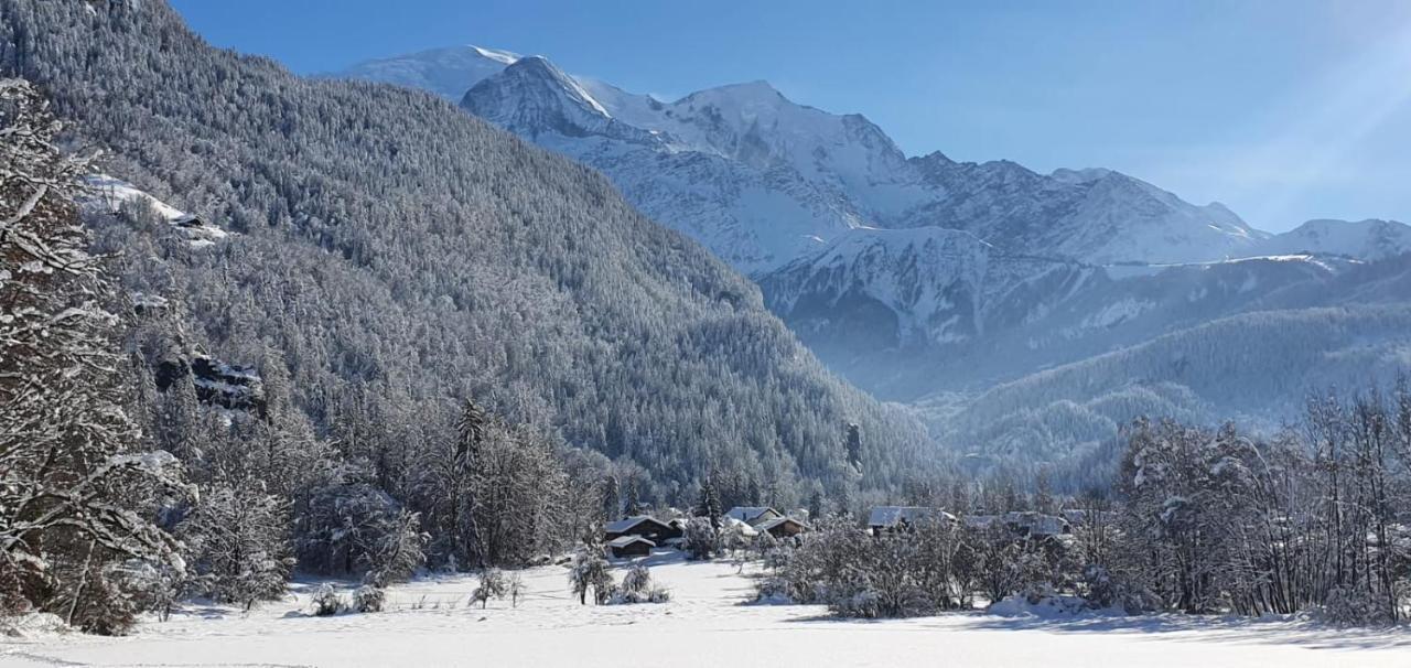 Magnifique chalet dans la vallée de Chamonix Servoz Exterior foto