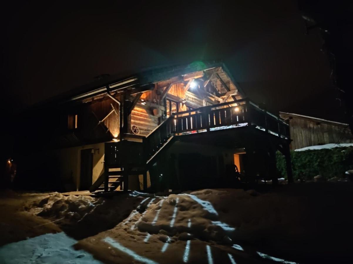 Magnifique chalet dans la vallée de Chamonix Servoz Exterior foto