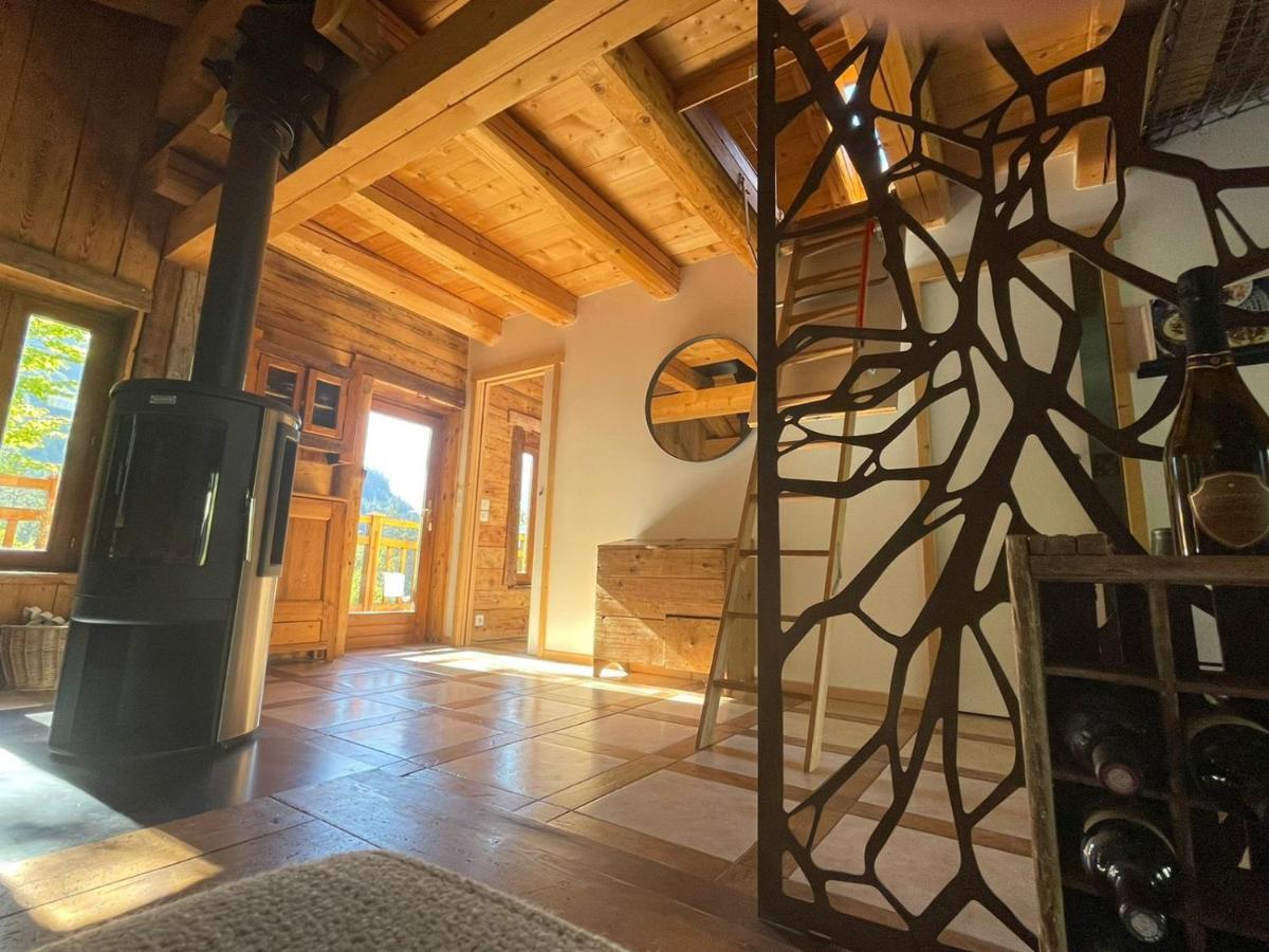 Magnifique chalet dans la vallée de Chamonix Servoz Exterior foto